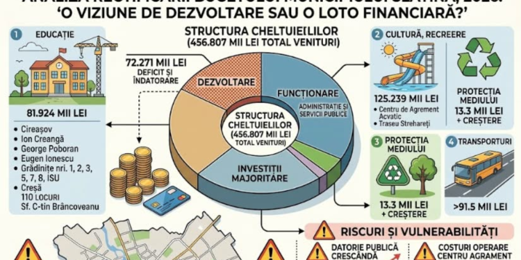 Megalomanie pe credit sau dezvoltare? Slatina își adâncește deficitul la 72 de milioane de lei